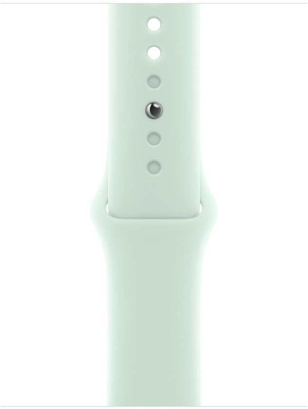 Apple Watch 42 mm akvamarínový športový remienok – M/L