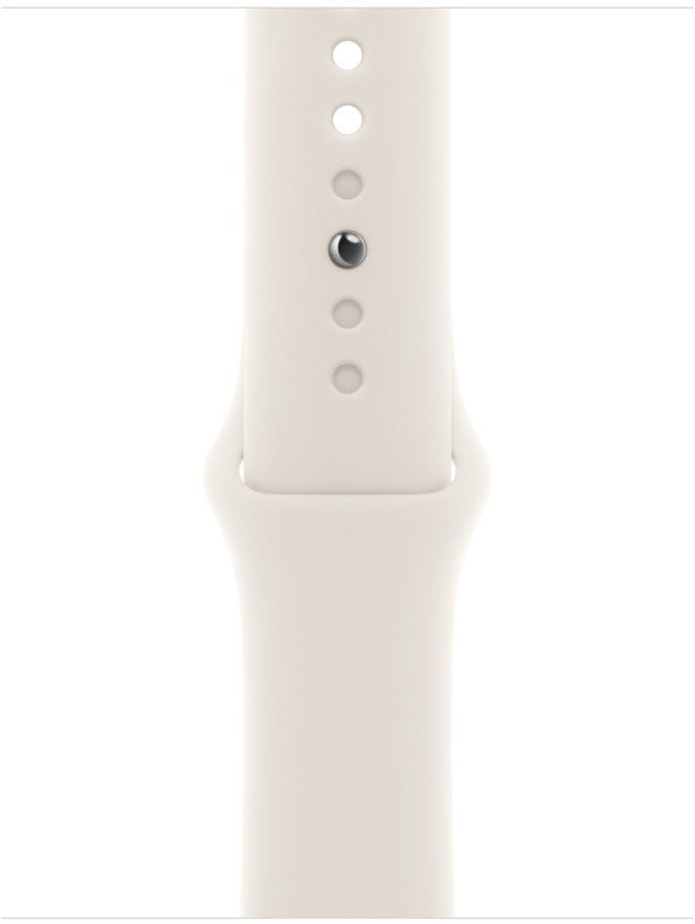 Apple Watch 42 mm hviezdno biely športový remienok – M/L