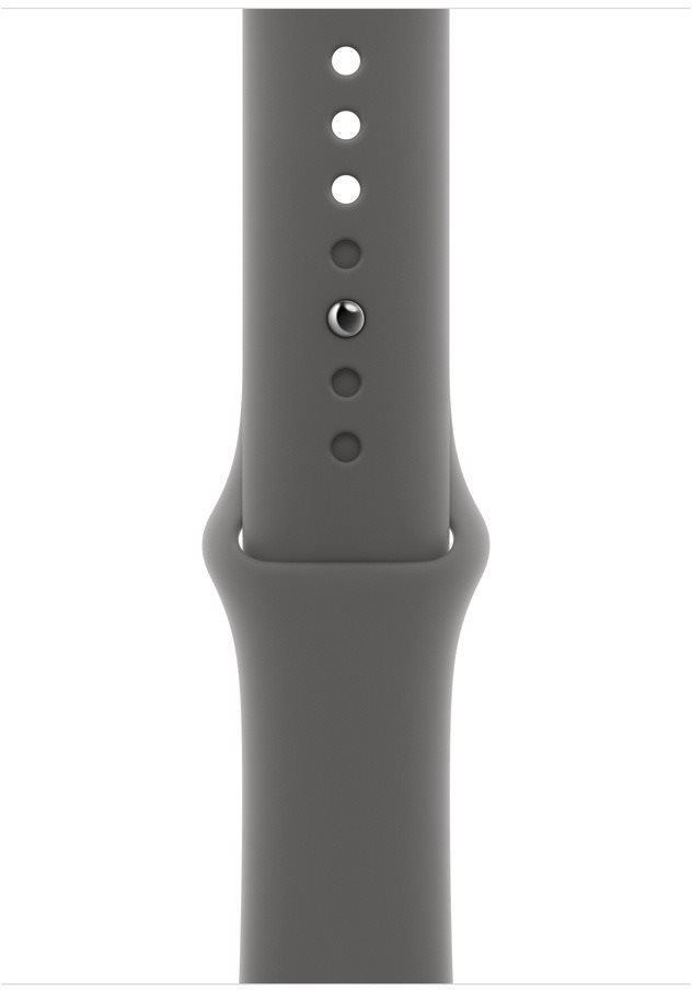Apple Watch 46 mm kamenno sivý športový remienok – S/M