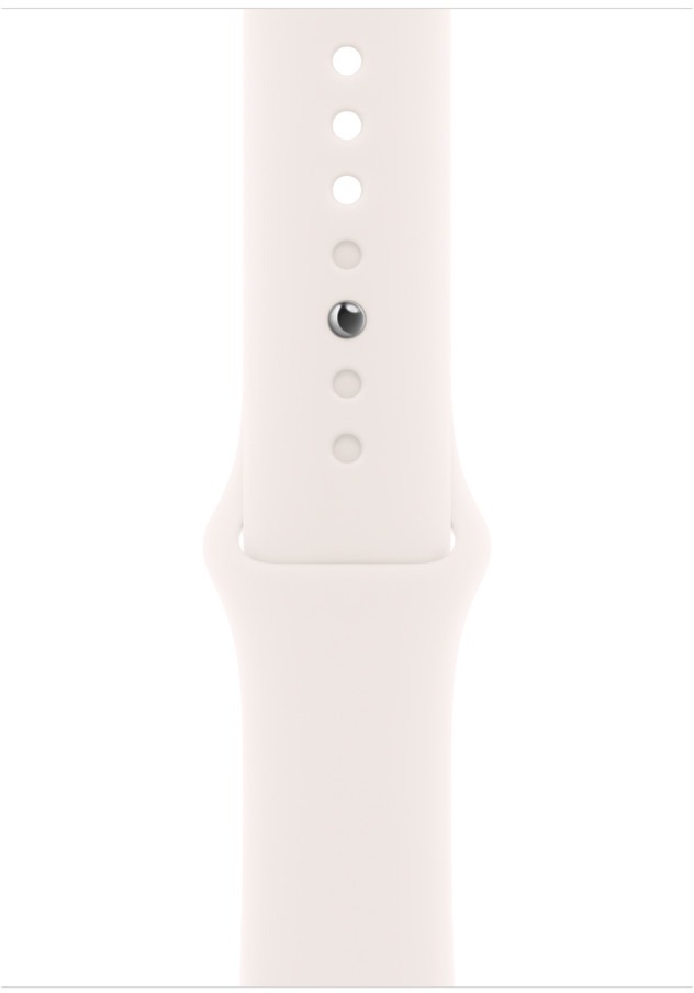 Apple Watch 46 mm svetlo červený športový remienok – M/L