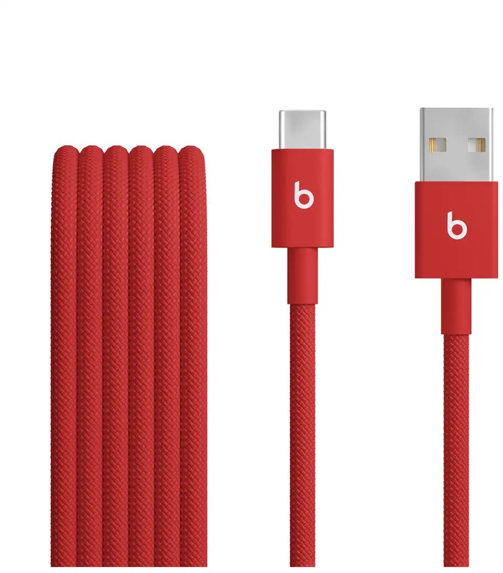 Apple Beats USB-A na USB-C Woven Cable (1.5m) - Rapid Red