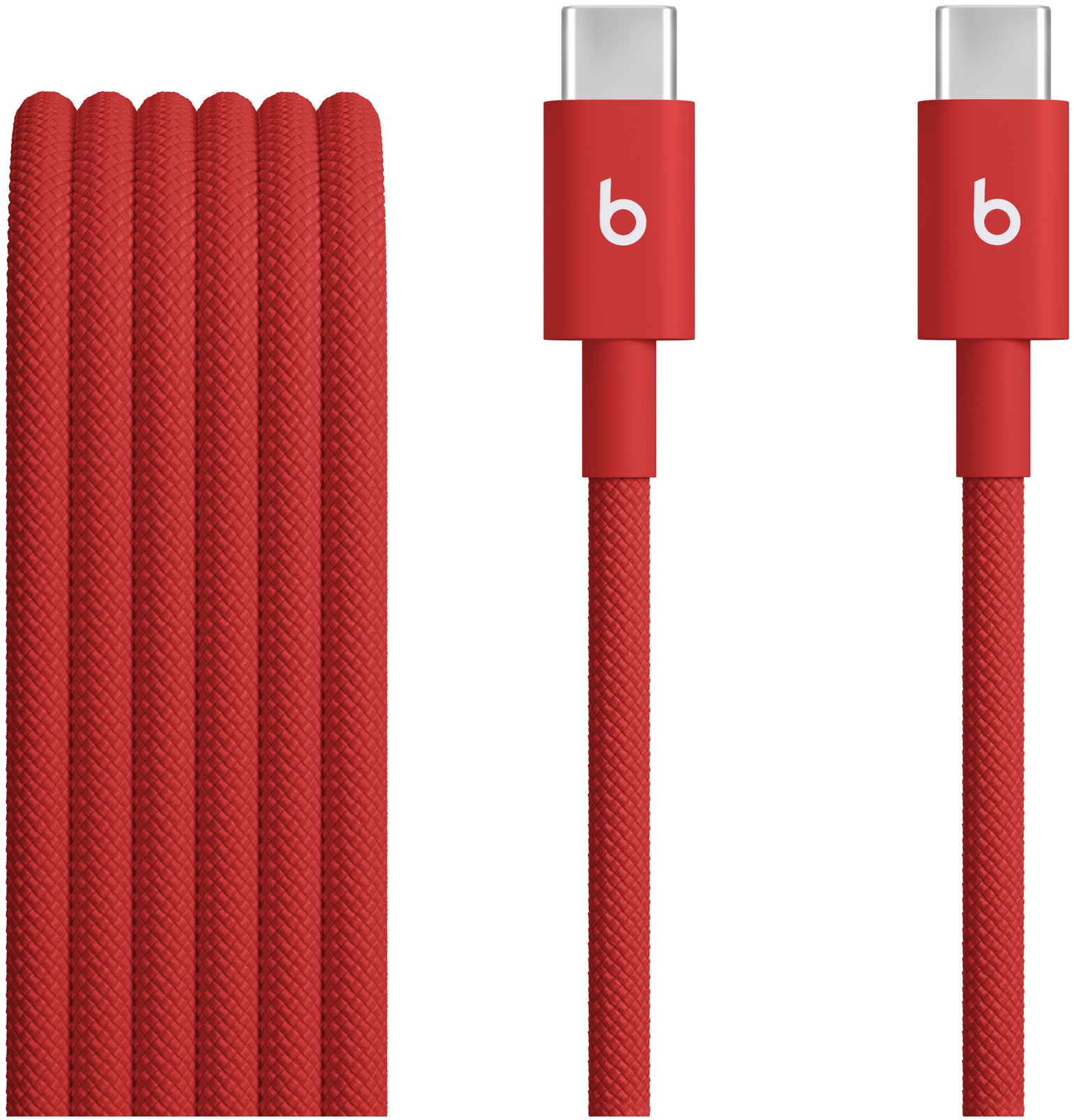 Apple Beats USB-C na USB-C Woven Cable (1.5m) - Rapid Red