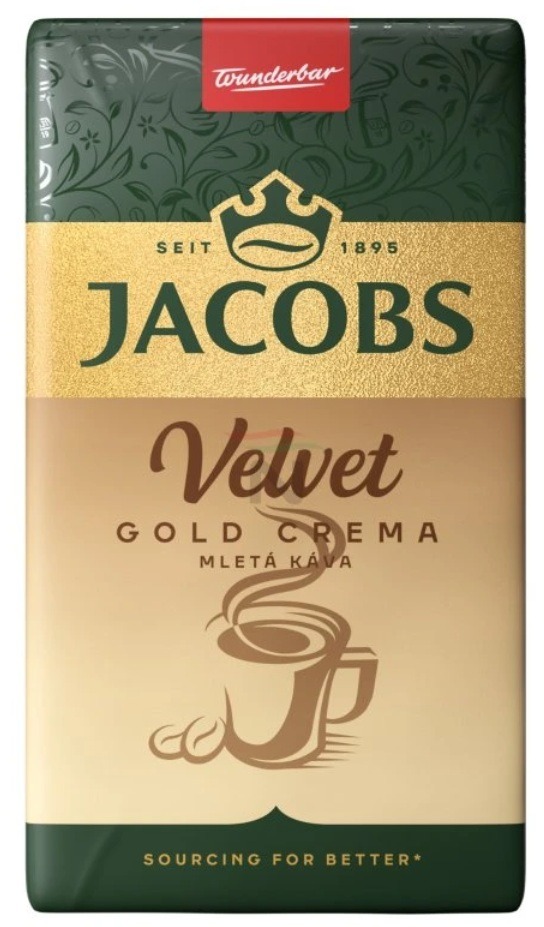 JACOBS Velvet Gold Crema mletá, 250 g
