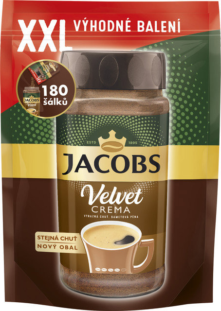 JACOBS Velvet Crema XXL Refill, instantná, 300 g