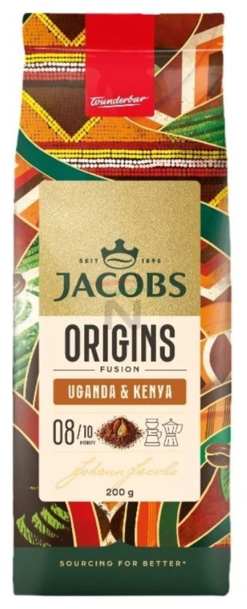 JACOBS Origins Kenya & Uganda 200 g, mletá