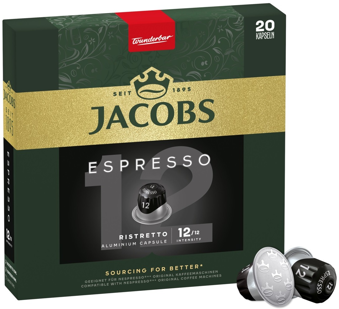 Jacobs Espresso Ristretto 20 ks kapsúl