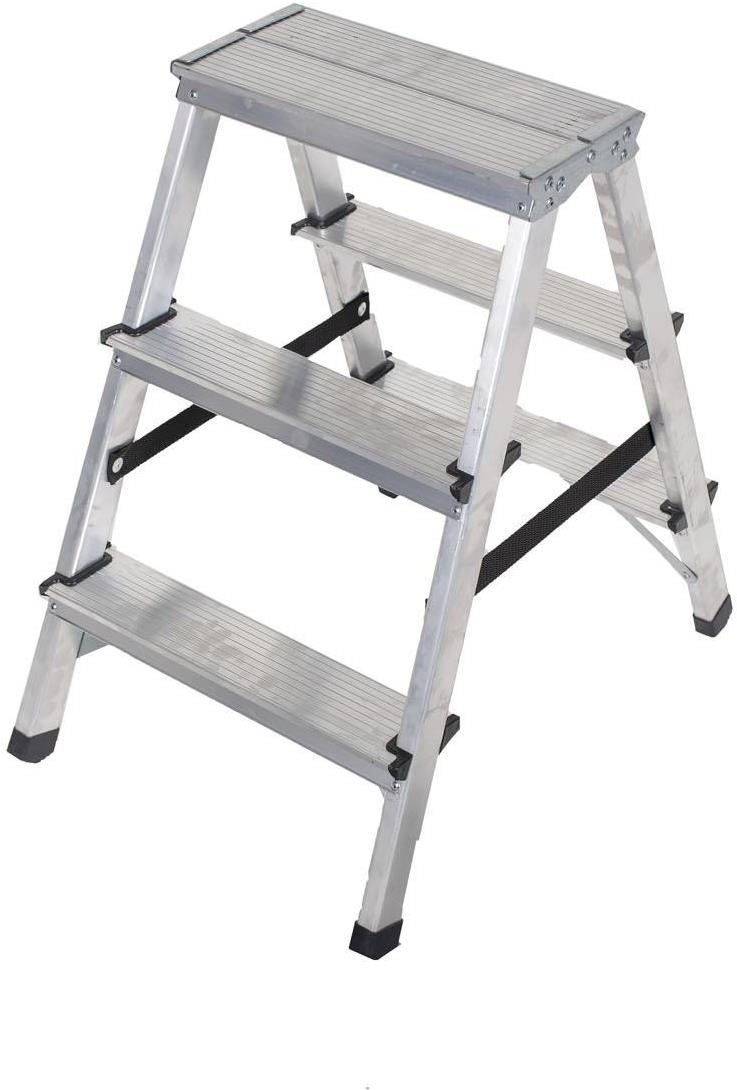 JAD TOOLS Schodíky obojstranné hliníkové, 3 priečky