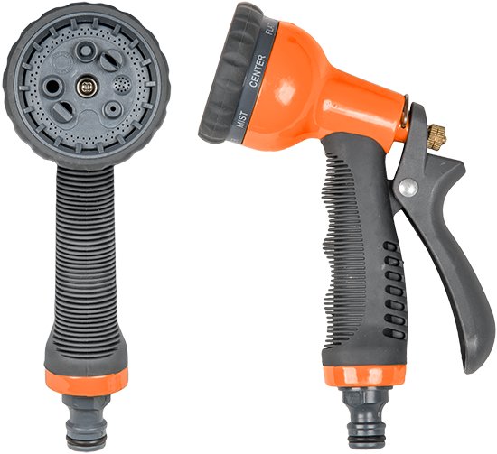 J.A.D. TOOLS Zavlažovacia pištoľ MacHOOK kovová, 8 funkcií GL7204B