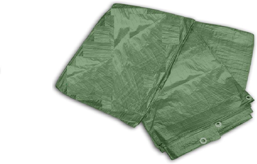 JAD TOOLS plachta, PE, 4 × 6 m, 90 g/m2, zelená
