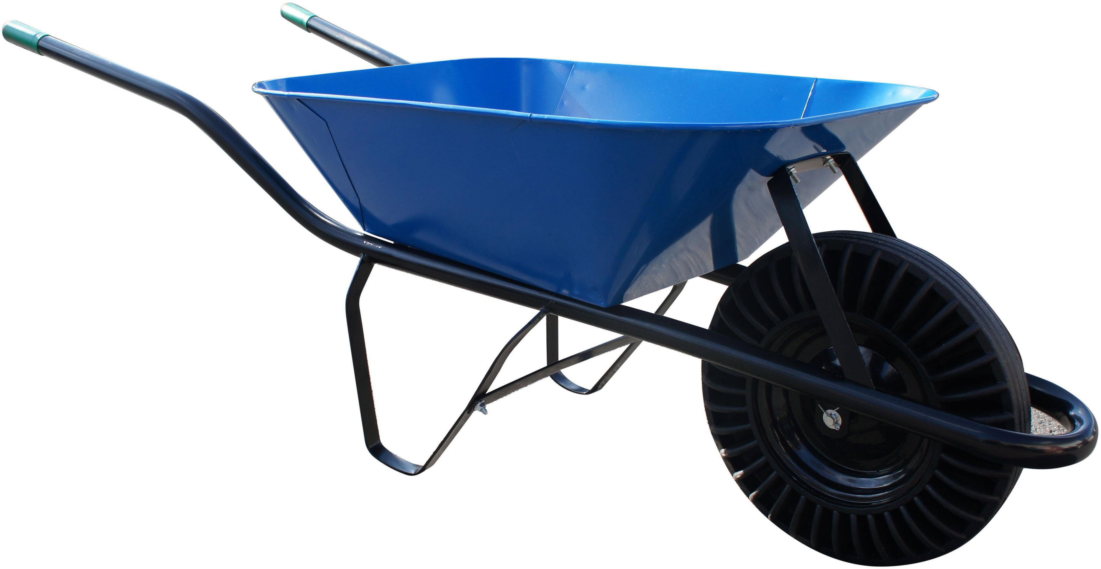 J.A.D. TOOLS fúrik stavebný, plná guma, 60 l, modrý