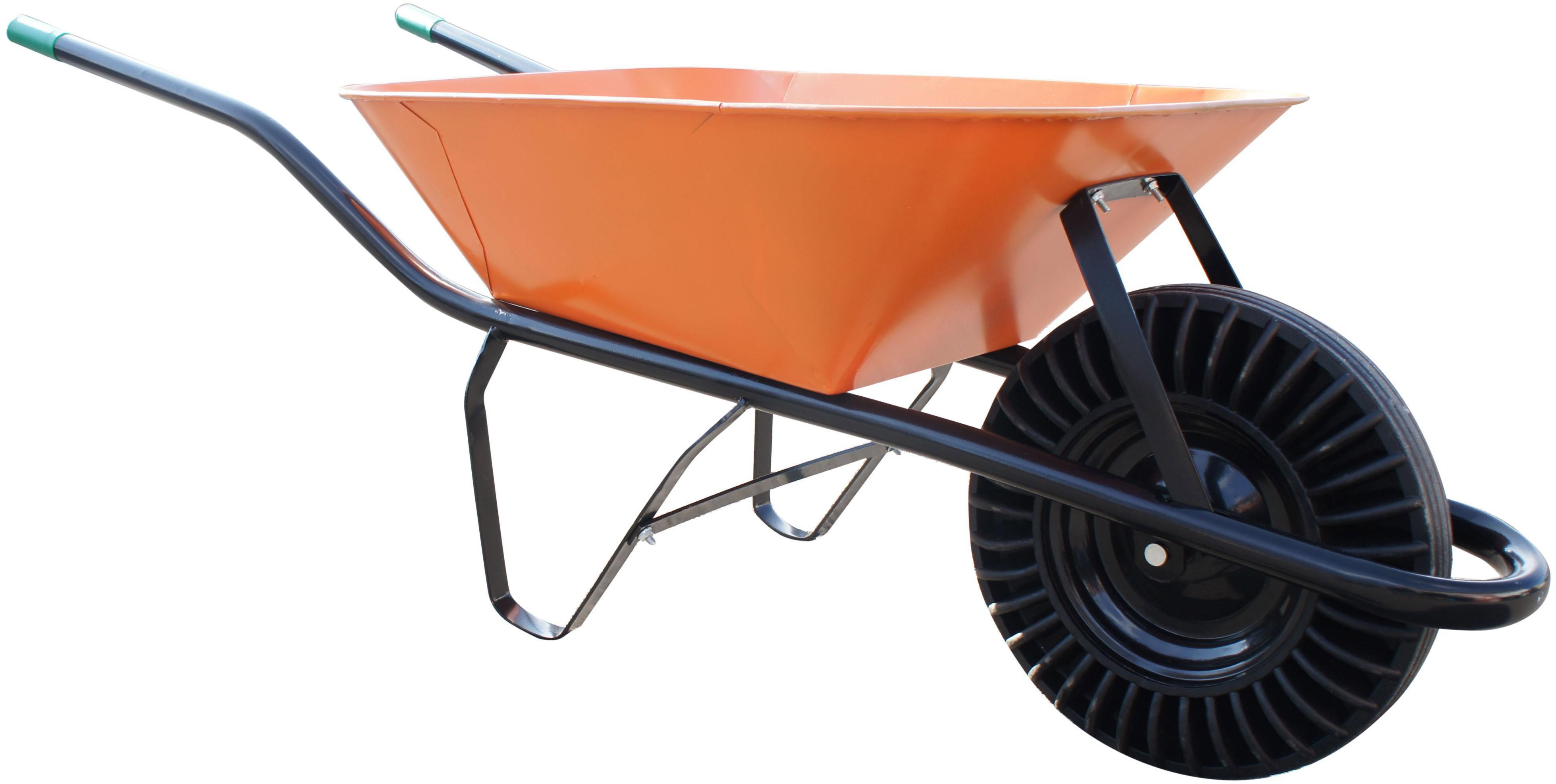 J.A.D. TOOLS fúrik stavebný, plná guma, 60 l, oranžový