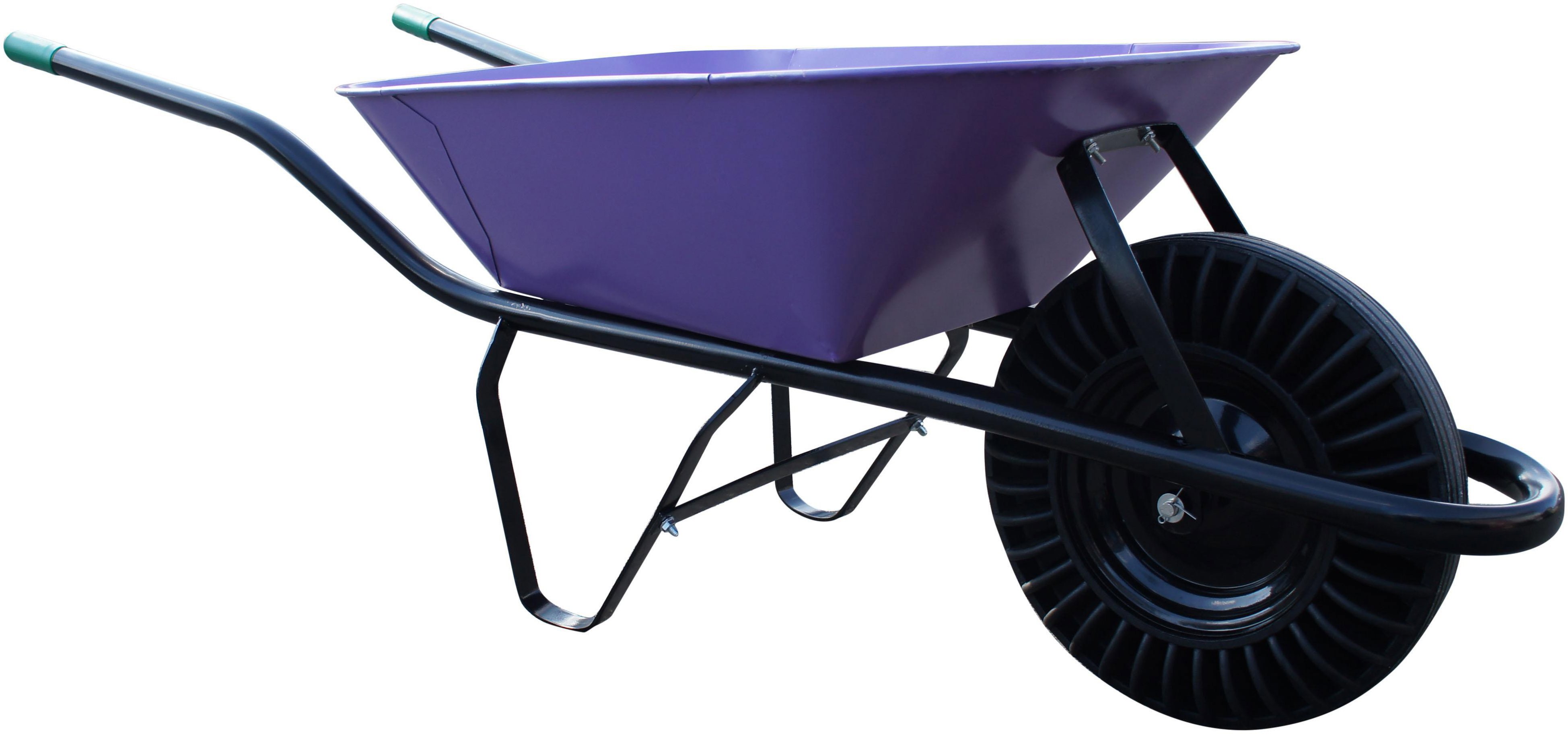 J.A.D. TOOLS fúrik stavebný, plná guma, 60 l, fialový