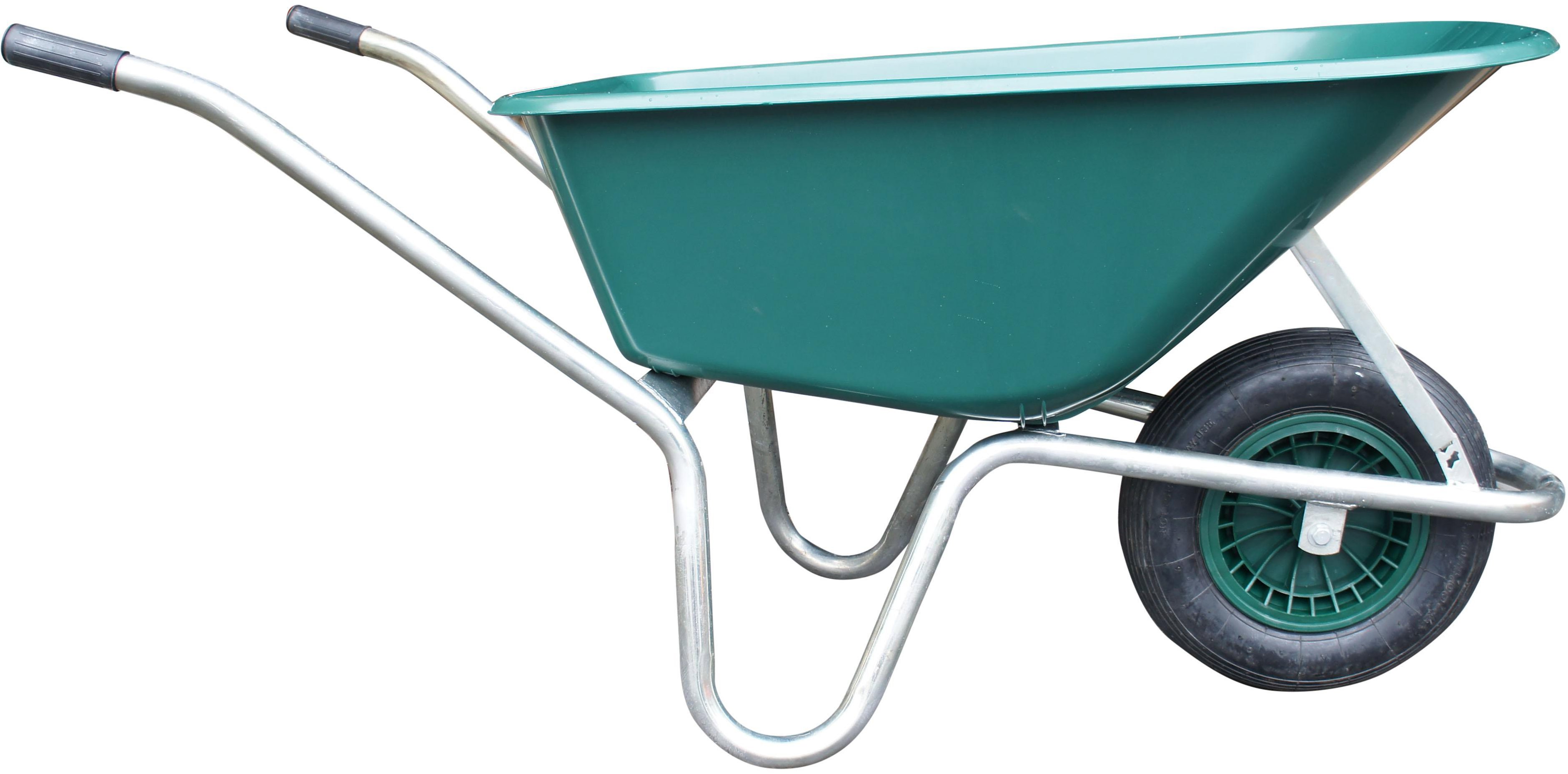 J.A.D. TOOLS Záhradný fúrik Livex 100 l, zelený