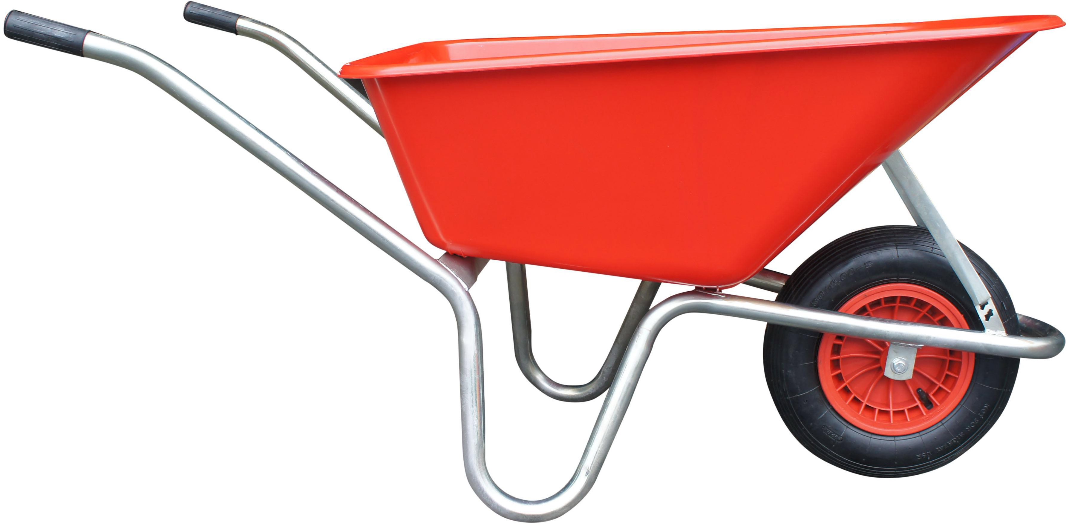 J.A.D. TOOLS Záhradný fúrik Livex 100 l, červený