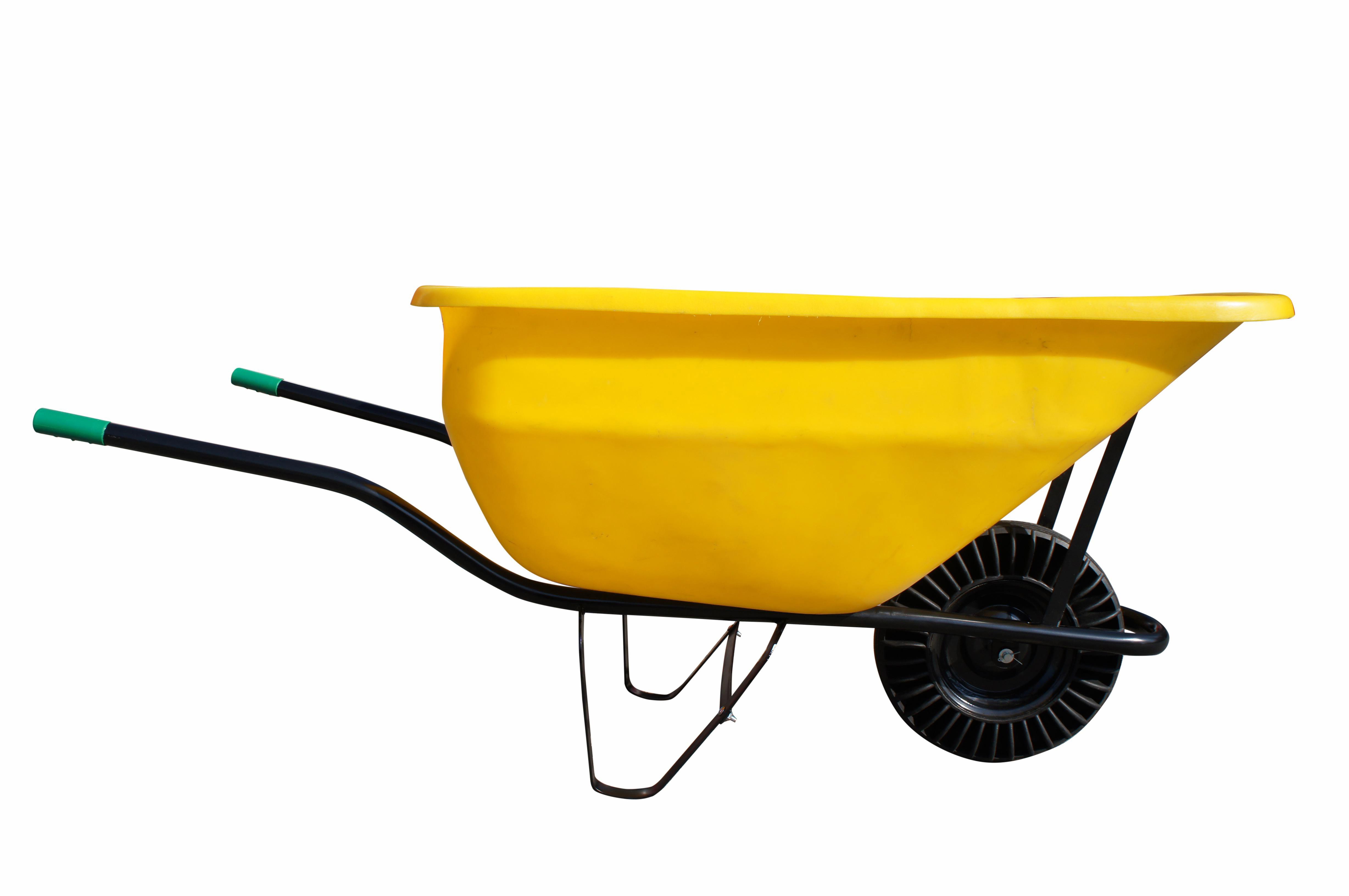 J.A.D. TOOLS fúrik hospodársky 180 l, plná guma, žltý