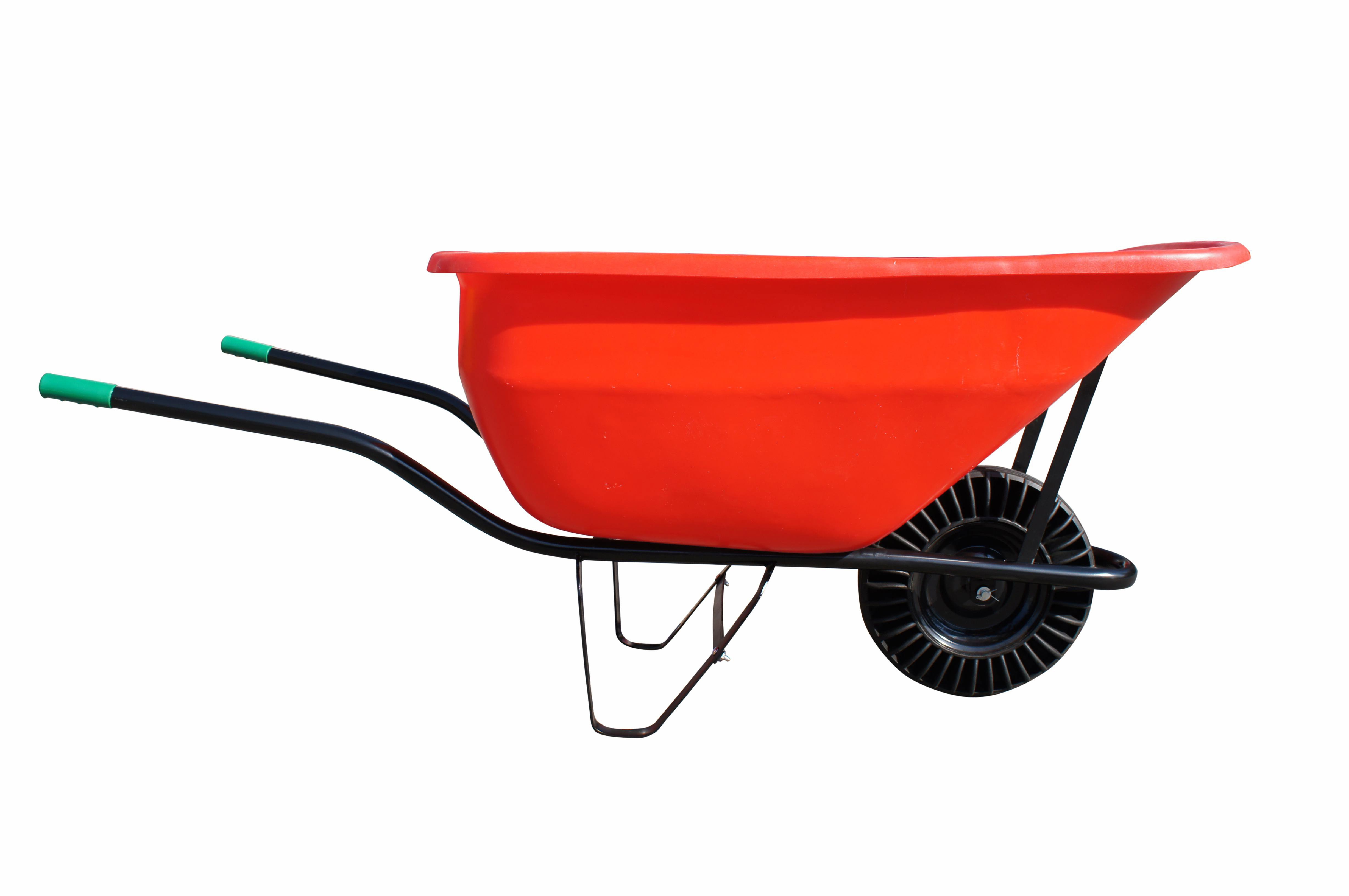 J.A.D. TOOLS fúrik hospodársky 180 l, nafukovacie koleso, červený