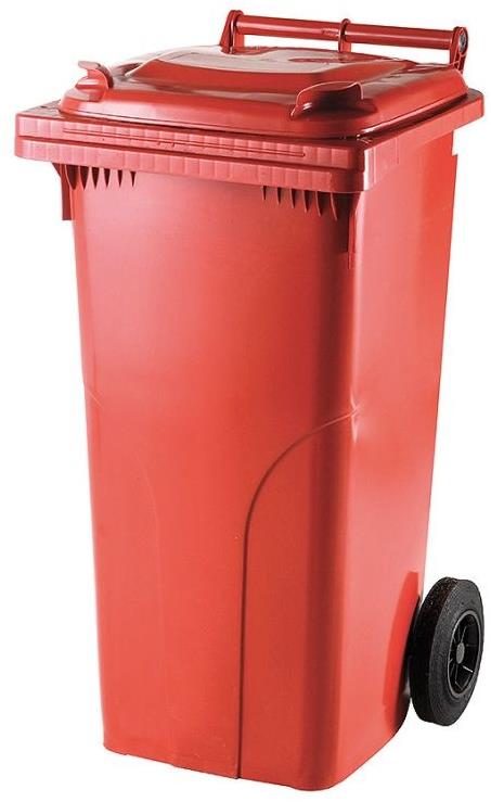 J.A.D. TOOLS – Smetná nádoba, plastová 120 l, červená