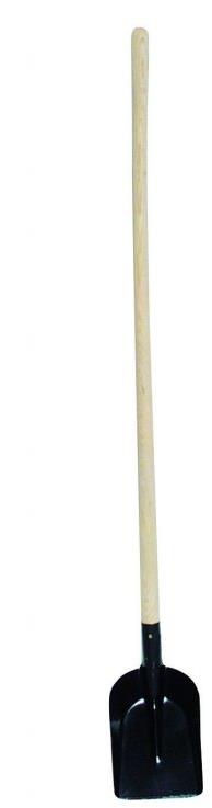 J.A.D. TOOLS Lopata drenážna s násadou, 130 cm čierna