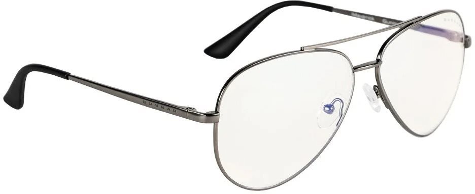 GUNNAR Maverick Gunmetal, svetlé sklá