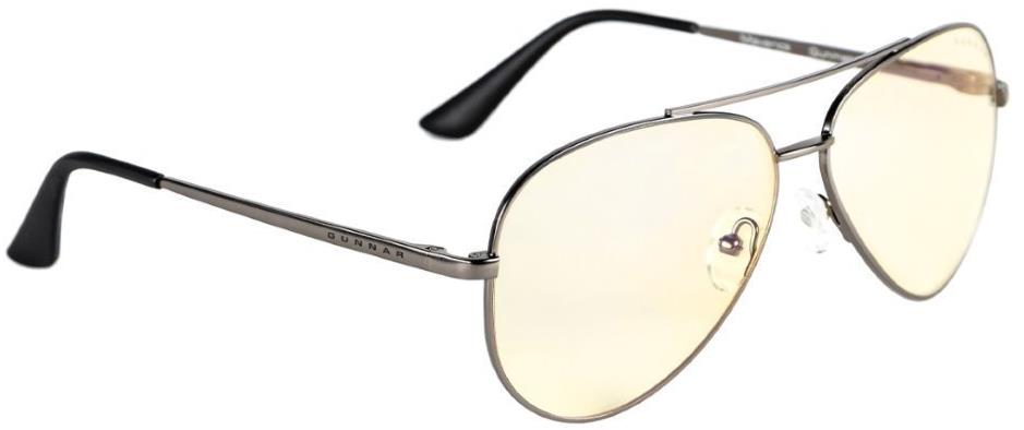 GUNNAR Maverick Gunmetal, jantárové sklá