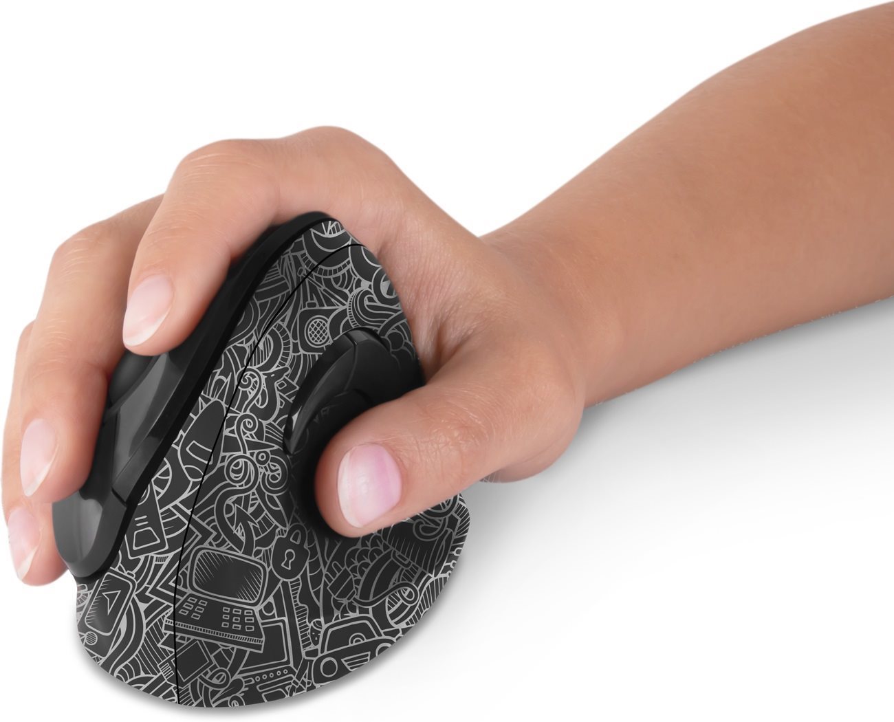 CONNECT IT Vertical Ergonomic DOODLE wireless black
