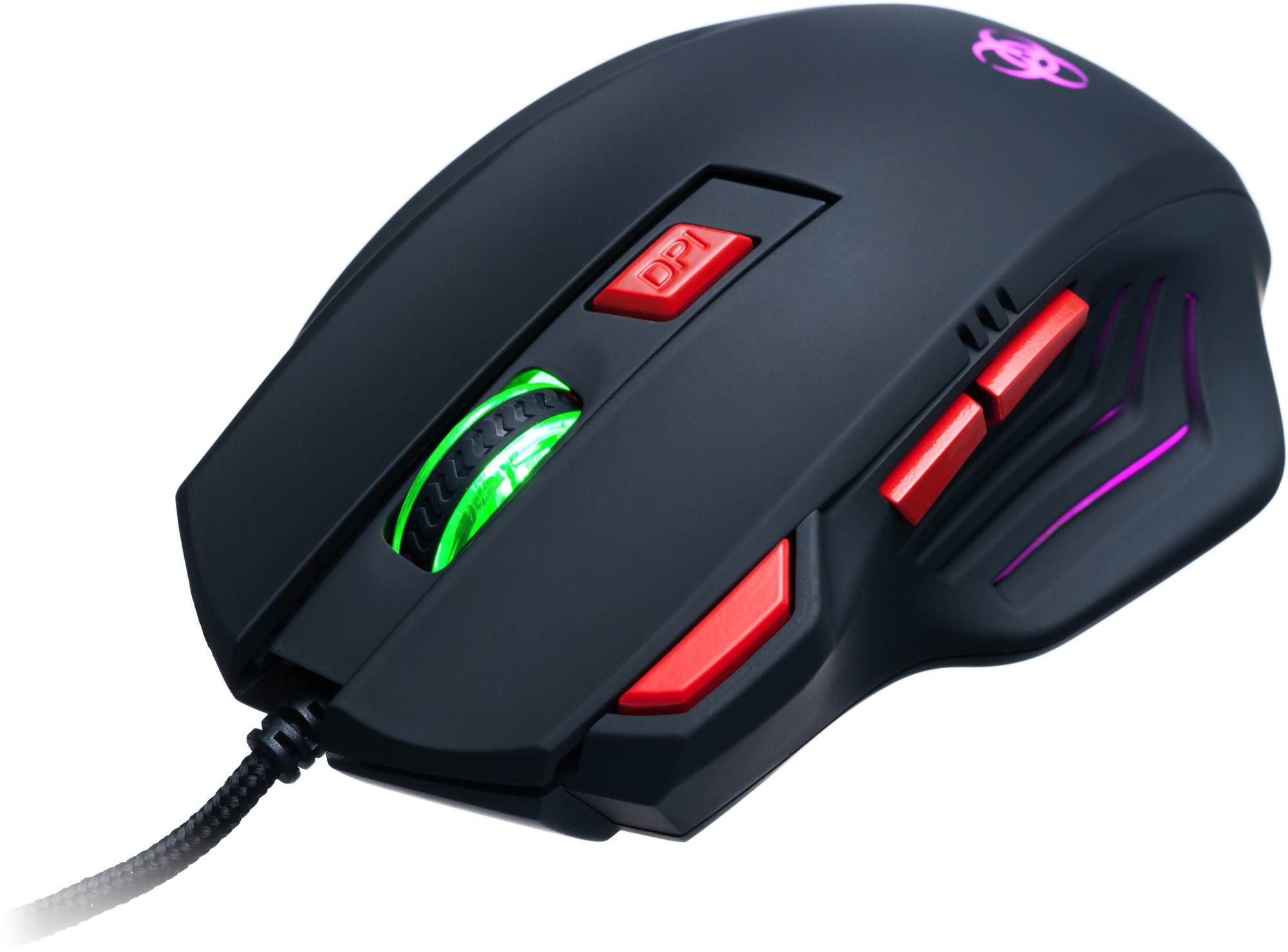 CONNECT IT Biohazard Mouse čierna
