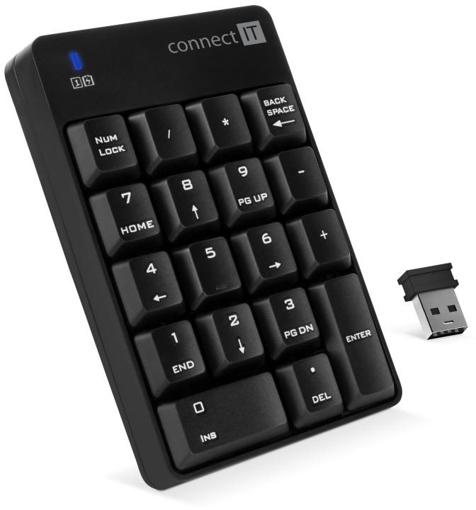 CONNECT IT NumCALC CKB-0061-BK, čierna