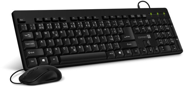 CONNECT IT CKM-4000-CS čierna – CZ/SK