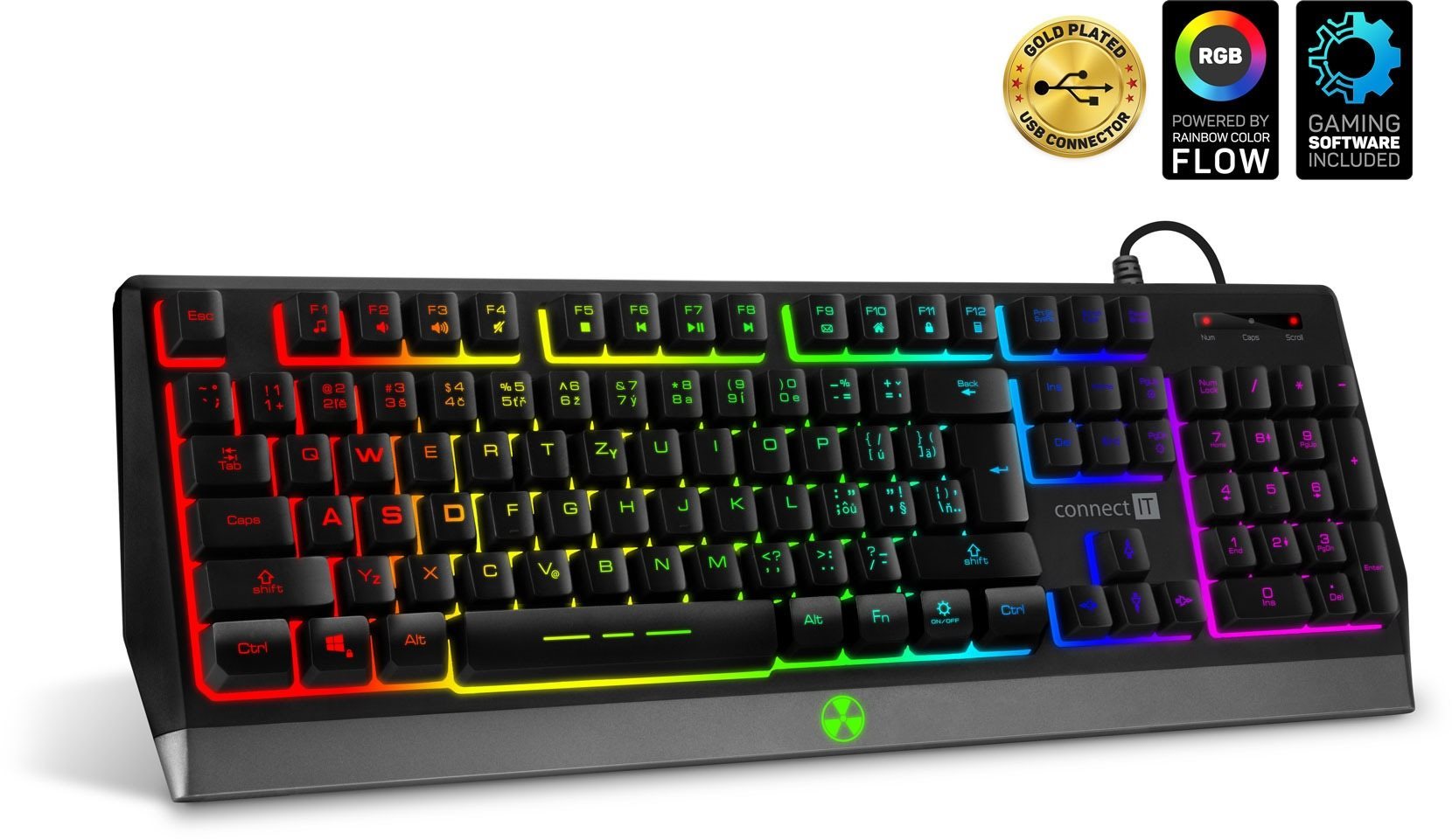CONNECT IT BATTLE RGB CKB-5600-CS, black – CZ/SK