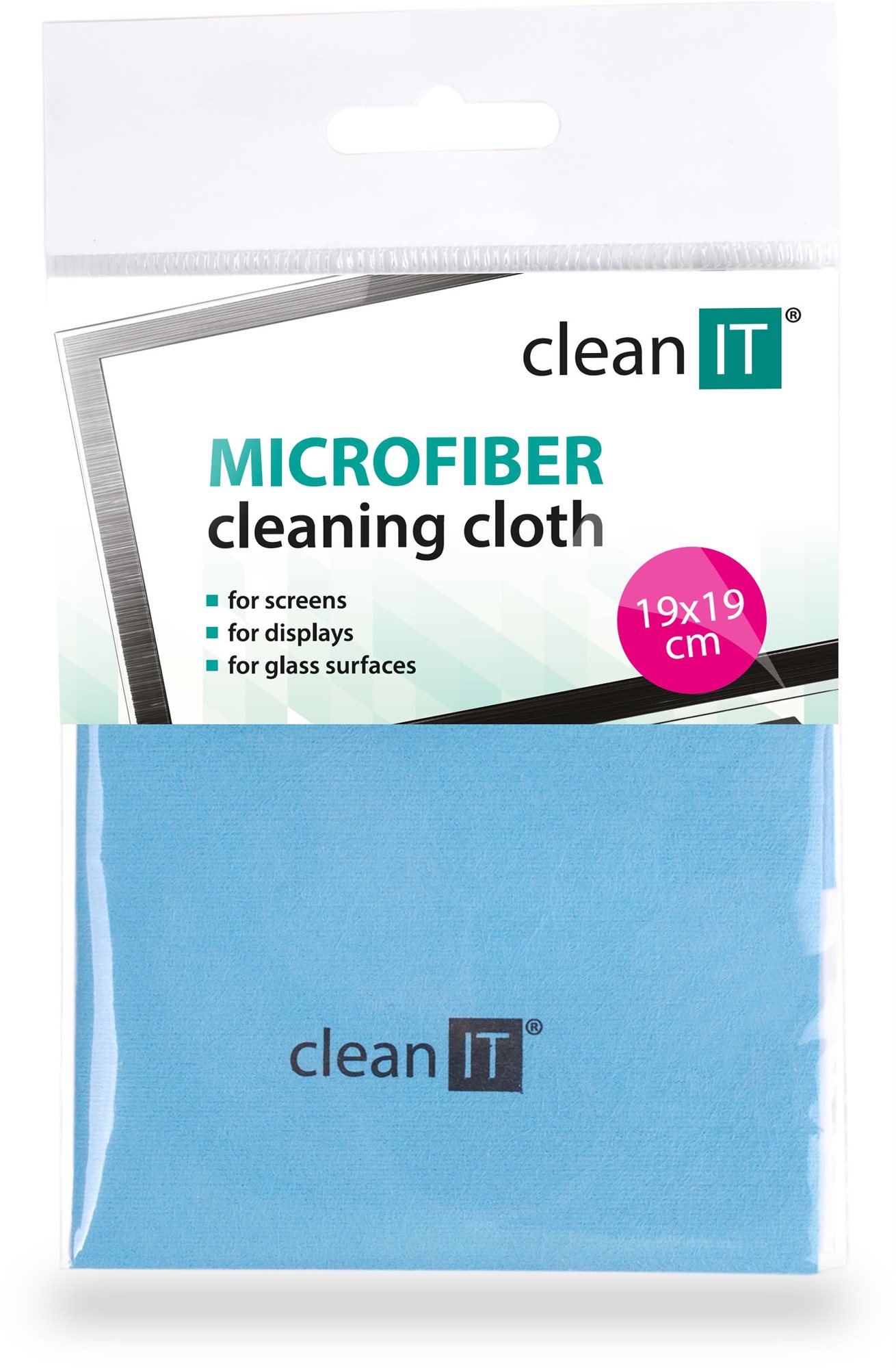 CLEAN IT Čistiaca utierka z mikrovlákna, malá svetlo modrá