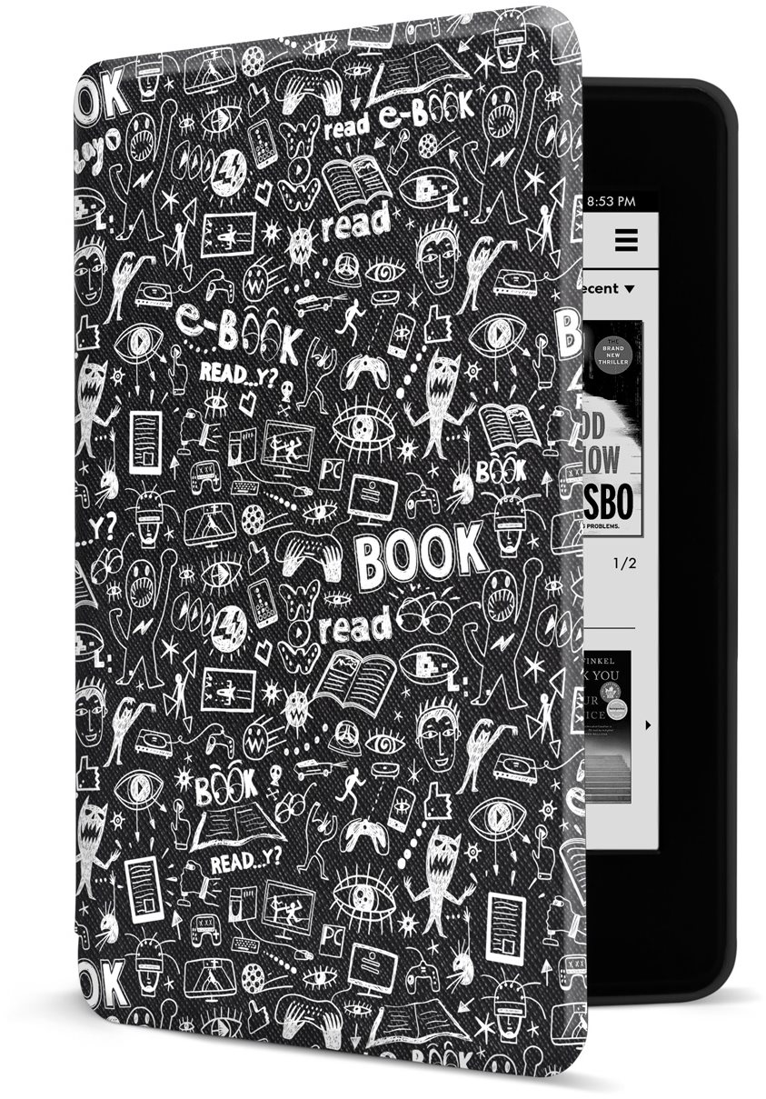 CONNECT IT CEB-1043-BK na Amazon NEW Kindle Paperwhite 2018, Doodle black