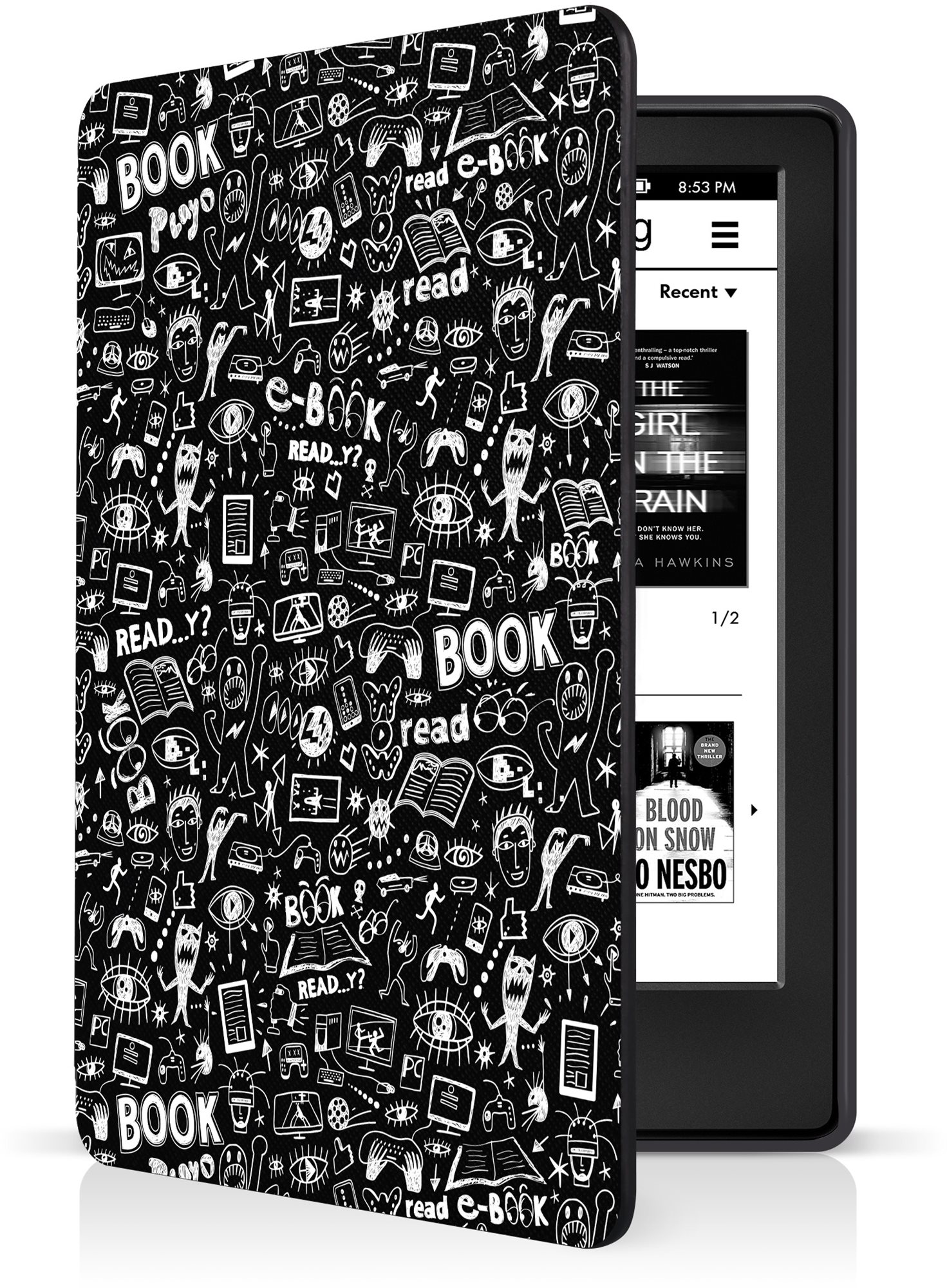 CONNECT IT na Amazon Kindle 2021 (11th gen.), Doodle čierne