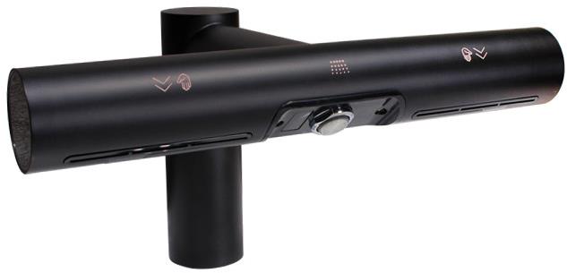 JET DRYER Airtap okrúhly, čierny lak