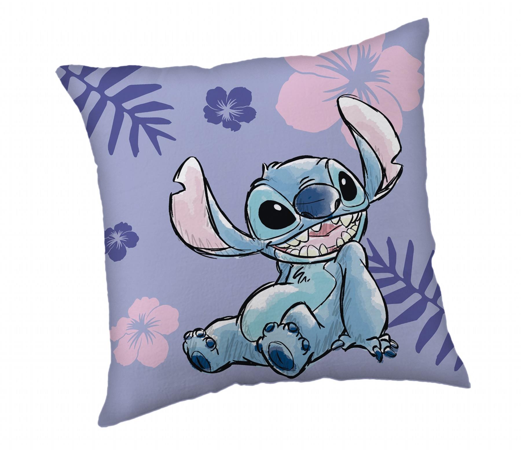 Jerry Fabrics Vankúšik Lilo a Stitch 40 × 40 cm