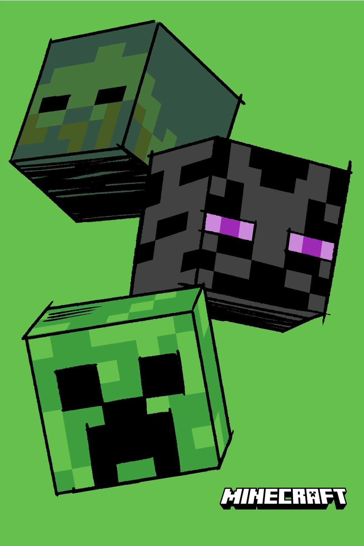 Jerry Fabrics Detská flísová deka Minecraft The Mobs 100 × 150 cm
