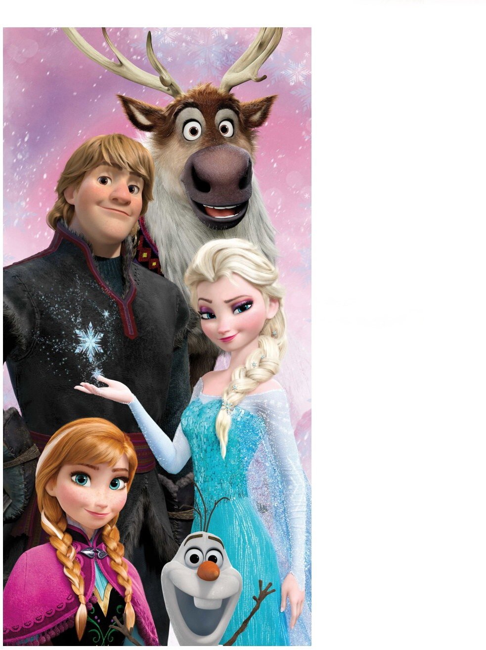 Jerry Fabrics Osuška Frozen Family 04 70 × 140 cm