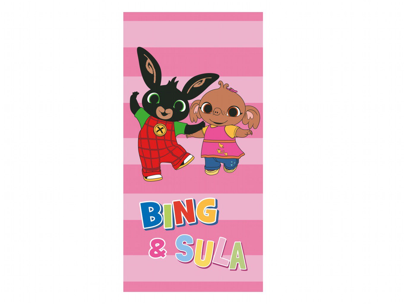 Jerry Fabrics Osuška Zajačik Bing Playing together 70 × 140 cm