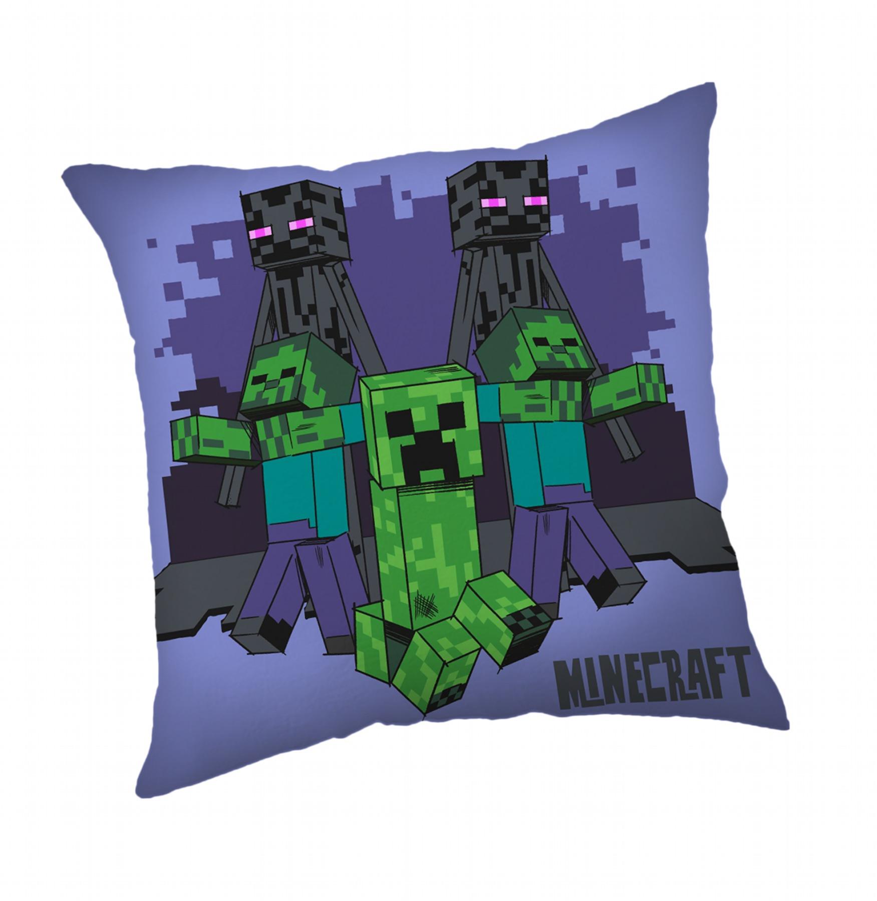 Jerry Fabrics Vankúšik Minecraft Mobs coming for you 40 × 40 cm