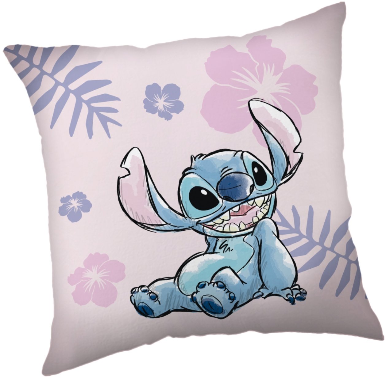 Jerry Fabrics Vankúšik Lilo a Stitch Pink 40 × 40 cm