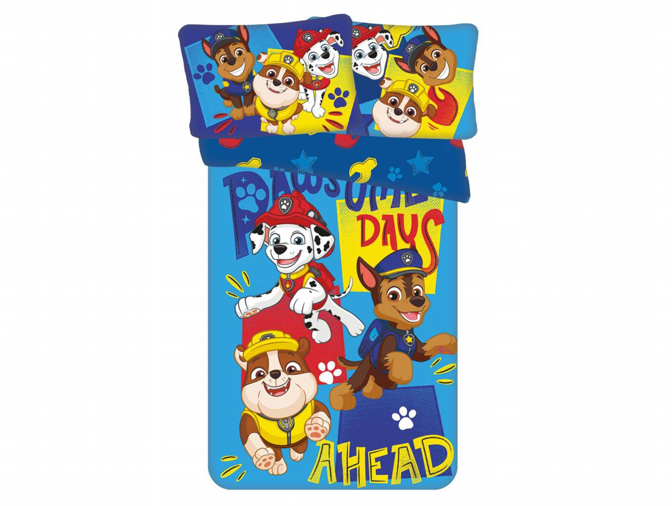 Jerry Fabrics Obliečky do postieľky Paw Patrol 579 100 × 135, 40 × 60 cm