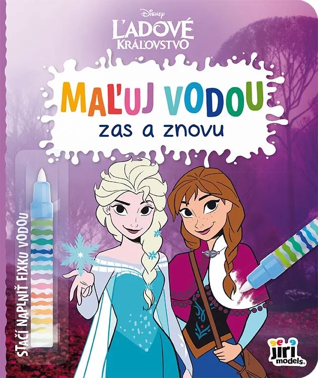 Maľuj vodou zas a znovu Ľadové kráľovstvo