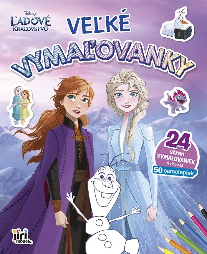 Veľké maľovanky Ľadové kráľovstvo
