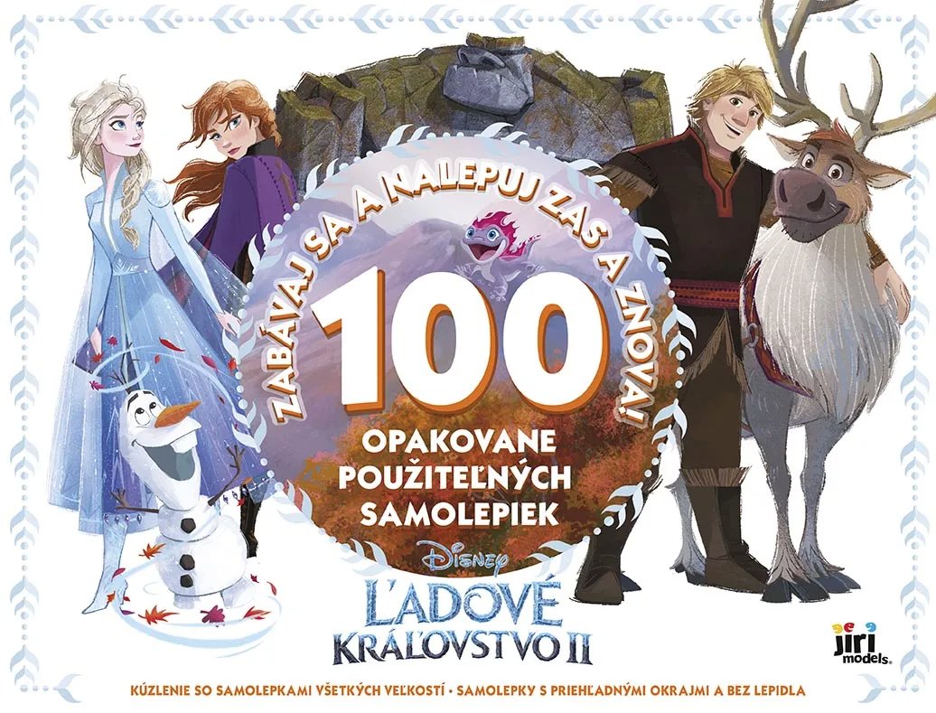 Zabávaj sa a nalepuj zas a znovu! Ľadové kráľovstvo