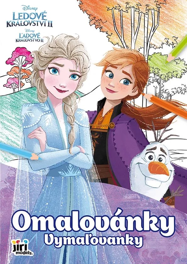 Omaľovánky A4 Ľadové kráľovstvo