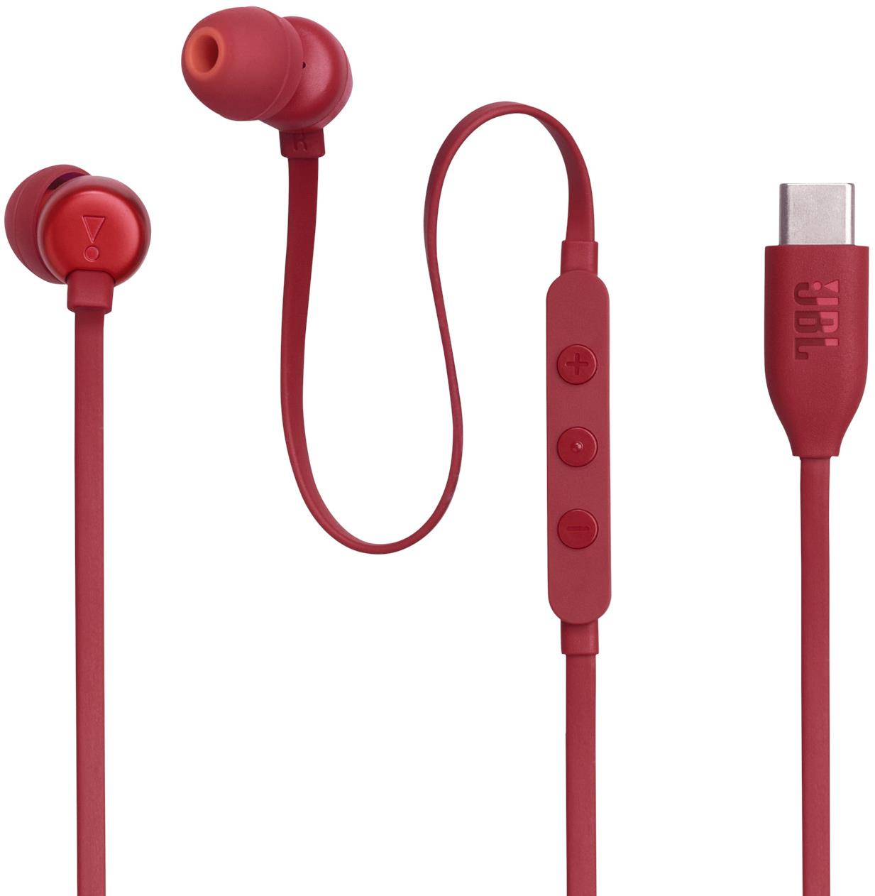 JBL Tune 310 USB-C červené