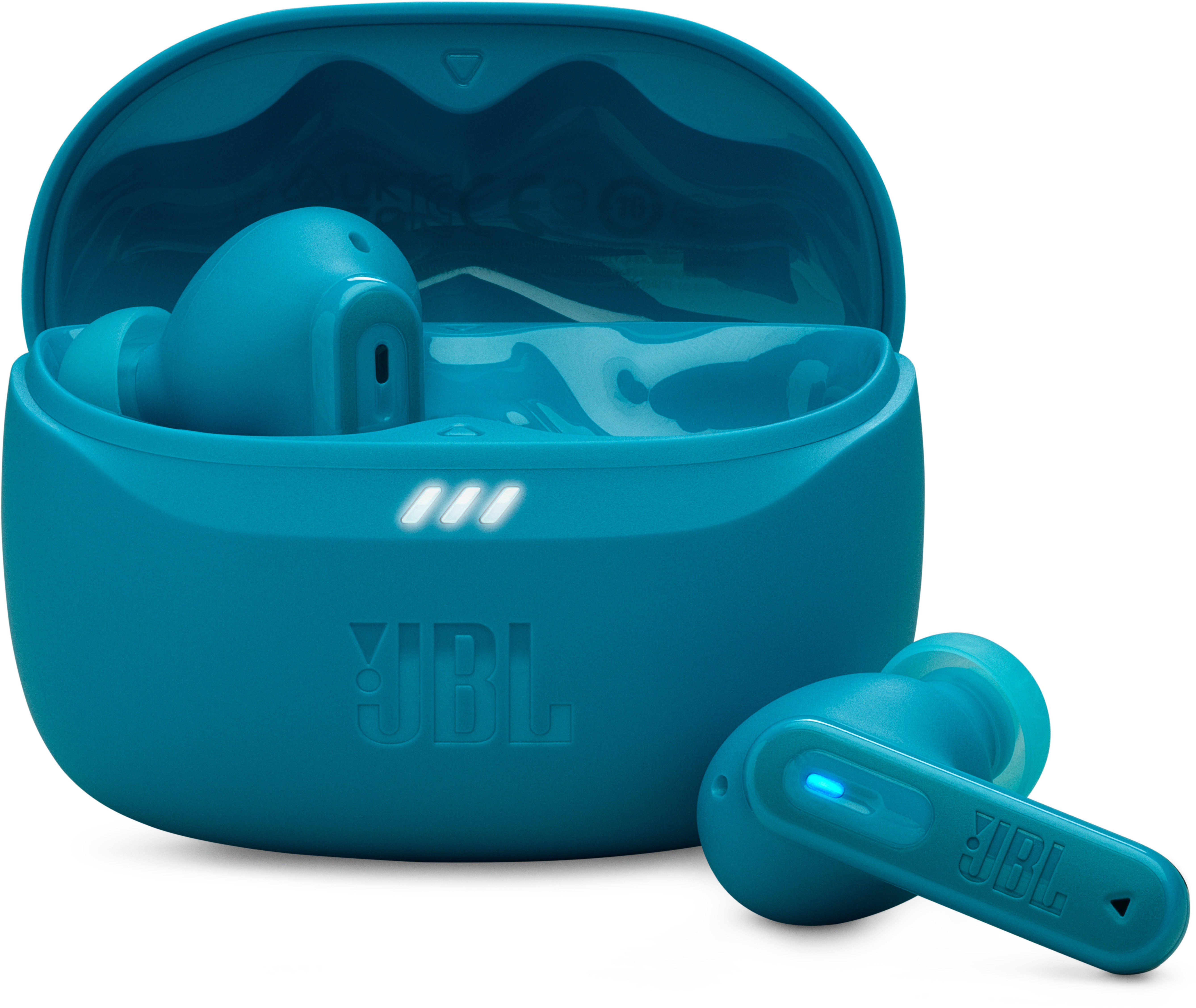 JBL Tune Beam 2 tyrkysové