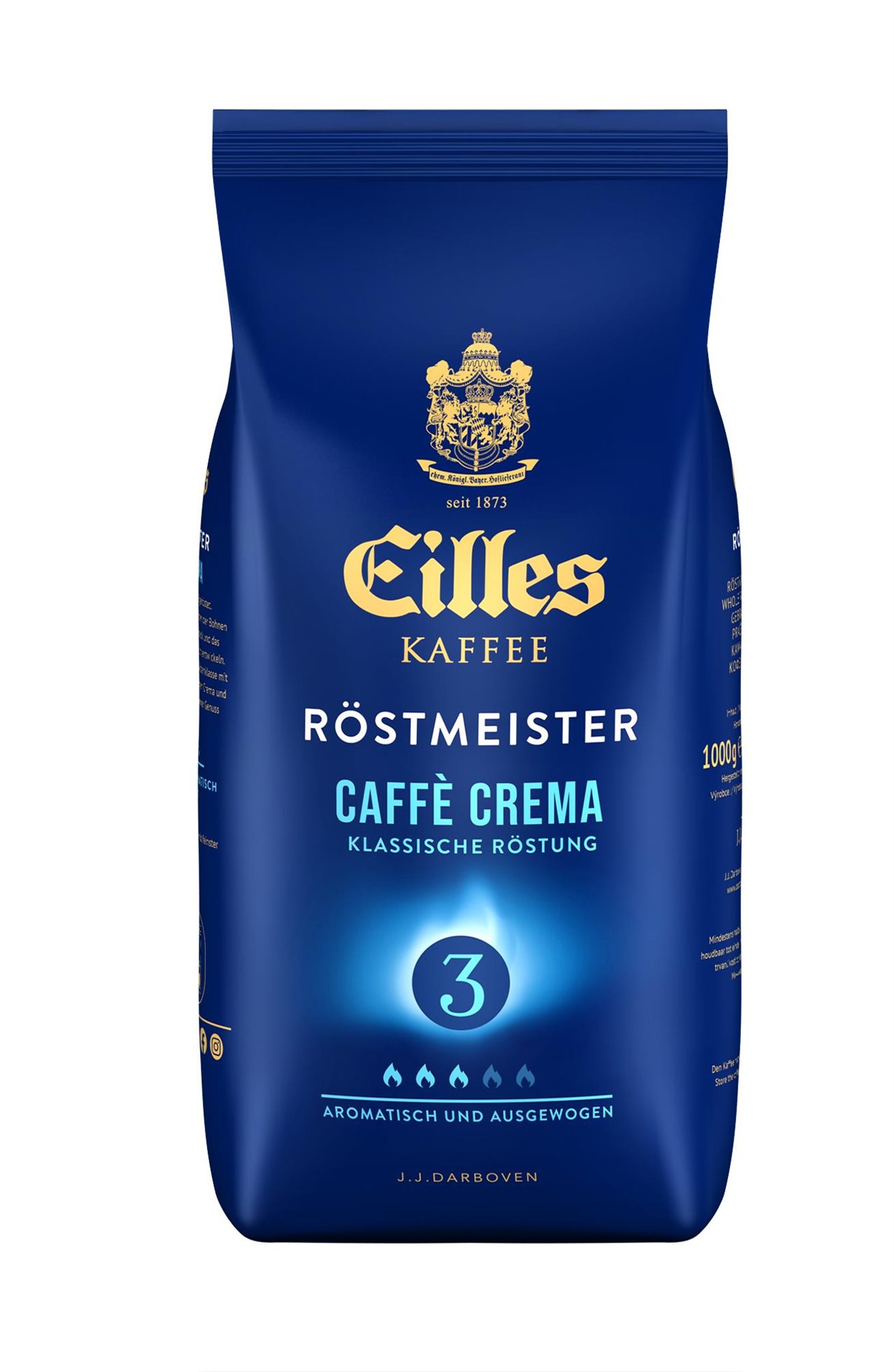 EILLES Gourmet Café Crema 1000 g zrno