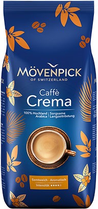 MÖVENPICK of SWITZERLAND CAFFE CREMA 1000 g zrno