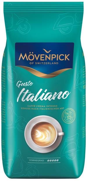 MÖVENPICK of SWITZERLAND CAFFE CREMA GUSTO ITALIANO 1000 g zrno