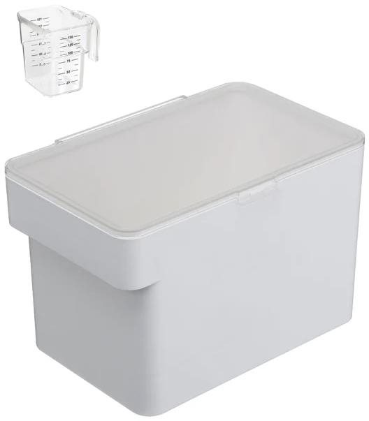 YAMAZAKI Zásobník na kŕmivo Tower 5611, 6L, biely